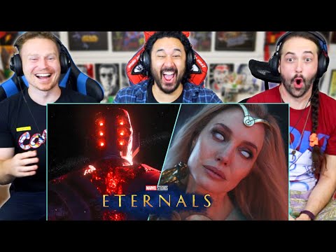 ETERNALS FINAL TRAILER REACTION!! (Marvel Studios' | Breakdown | Celestials)