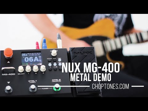 NuX MG-400 Dual DSP Multi-FX Modeling Guitar and Bass Processor with TSAC-HD White Box Amp Modeling