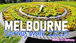 Melbourne Australia Spring Walking & Sightseeing Tour 2025 | Queen Victoria Gardens & Arts Precinct
