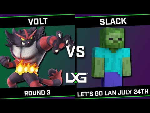 Volt (Incineroar/Roy) vs Slack (Steve) - LXG Let's Go LAN July 24th
