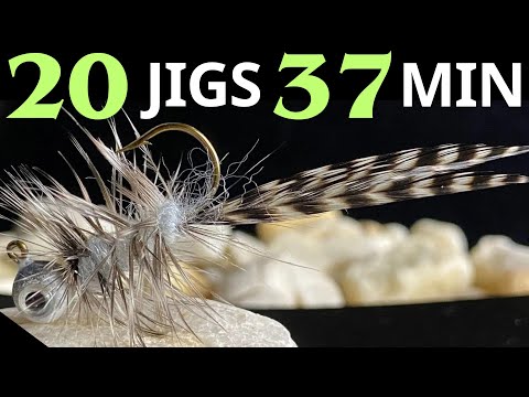 37 Minutes of Crappie Jig Tying: 20 Jig Compilation!