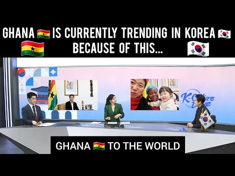 😲  Ghana 🇬🇭 Is Currently Trending In Korea 🇰🇷 Because Of This...