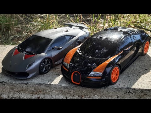Lambo Sesto vs Bugatti Veyron (RASTAR 1:24)