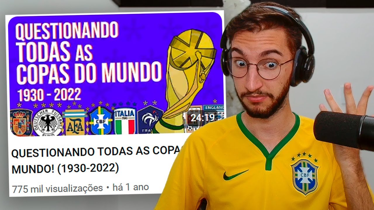 QUESTIONANDO TODAS AS COPAS DO MUNDO! (1930-2022)