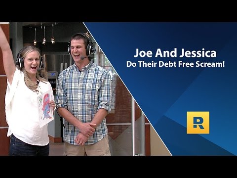 Joe and Jessica Do Their Debt Free Scream!