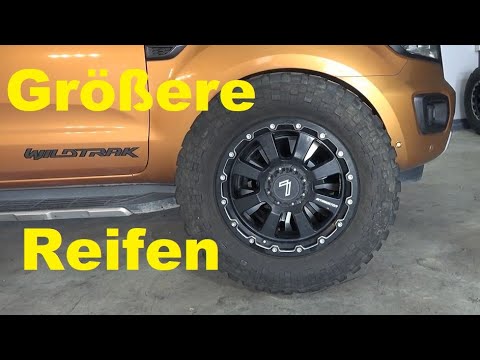 Größere Reifen für den Ford Ranger