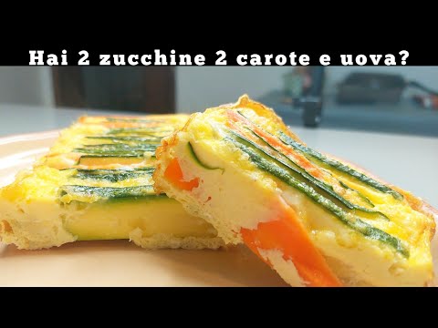 Hai mai provato Lo sformato di Uova al Forno? Zucchine e Caroteโ๏ธ
