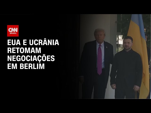 EUA e Ucrânia retomam negociações em Berlim nesta segunda-feira (15) | CNN NOVO DIA