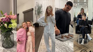 VLOG: galentines party, a full on glow up, preparing for an event, time at home