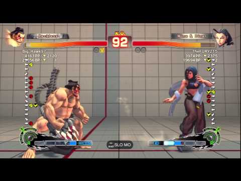 Big_Hawk97 [E.Honda] Vs TheFURY215 [Rose] SSF4 AE Online Ranked Matches - PSN