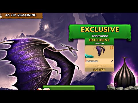 LONEWOOD Max Level 150 Titan Mode - Exclusive Timberjack - Dragons:Rise of Berk