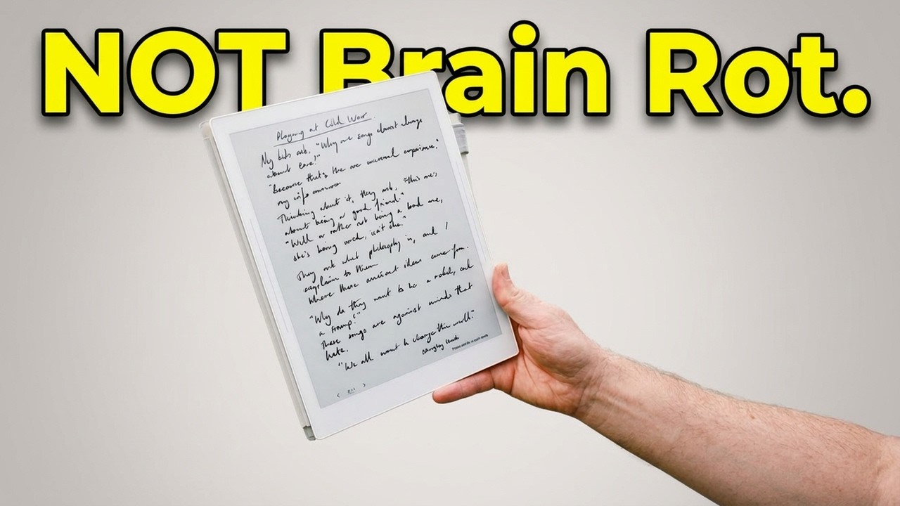 The Supernote Manta is the Antidote to AI Slop