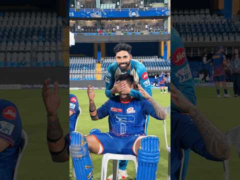 𝙎𝙞𝙞𝙞𝙪𝙪𝙪𝙪𝙧𝙖𝙟 🤝 𝙎𝙞𝙞𝙞𝙪𝙪𝙪𝙪𝙧𝙮𝙖 𝘿𝙖𝙙𝙖 🤣💙 | #MumbaiIndians #PlayLikeMumbai