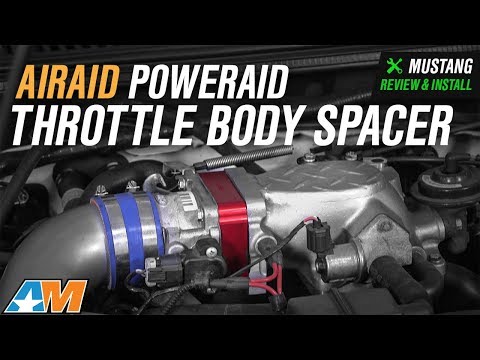 1999-2004 Mustang GT Airaid Poweraid Throttle Body Spacer Review & Install