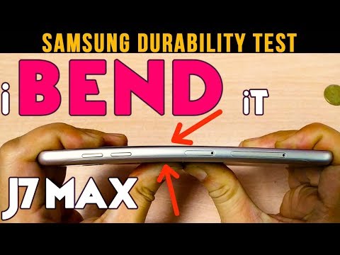 Samsung Galaxy J7 MAX Durability Test (BEND & SCRATCH TESTED) How Durable is it ?! Video