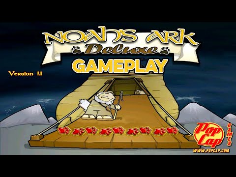 Noah's Ark Deluxe (PC 2002) by PopCap - HD Gameplay - No Commentary