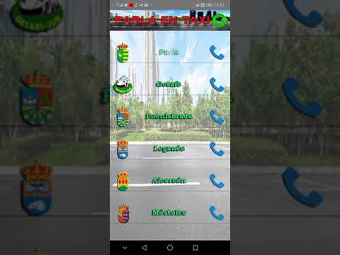 Taxi Madrid Zona Sur Video