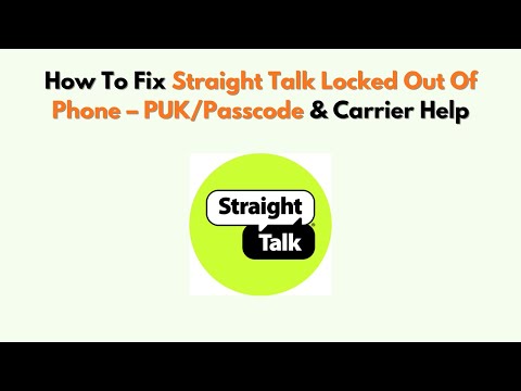 Straight Talk Puk Code