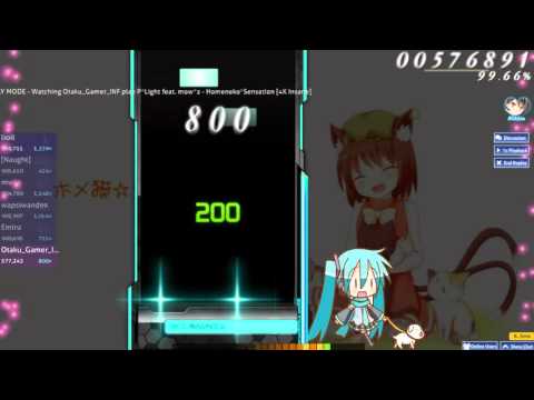 P*Light feat. mow*2 - Homeneko*Sensation[4k Insane]