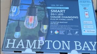 Hampton Bay Patio lights #lawncare #landscaping #patio #patiolights