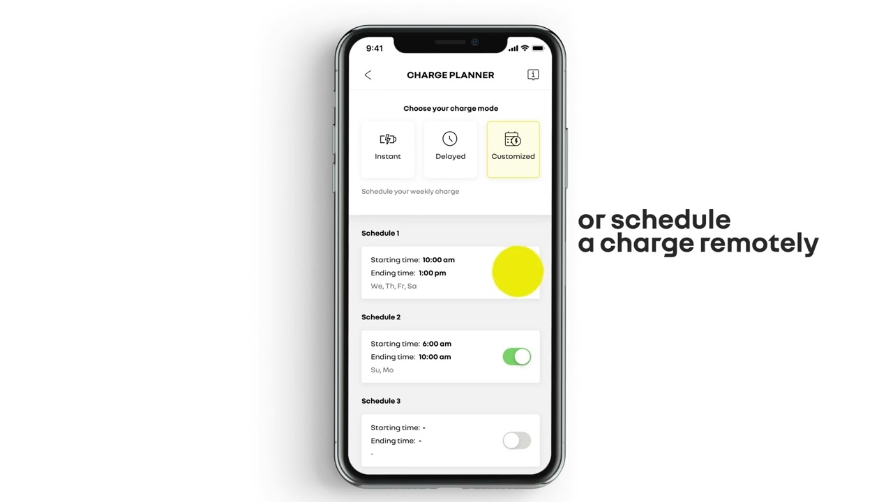 My Renault app battery management