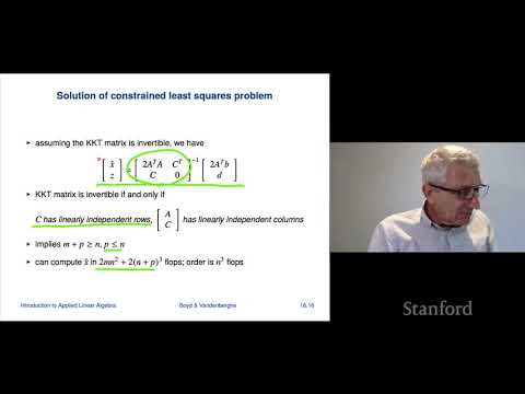 Stanford ENGR108 Introduction to Applied Linear Algebra | 2020 | Lecture 1 Introduction