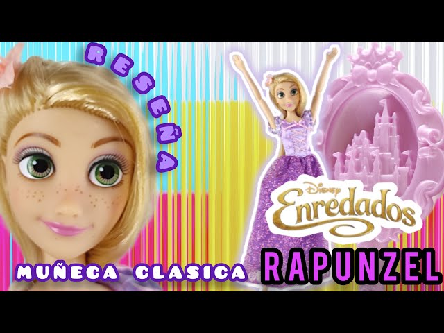 Vídeo relacionado con Disney Store Official, Enredados, Rapunzel, muñeca clásica, 29 cm, muñeca de Princesa Disney Totalmente posable con un Precioso Vestido Morado, Incluye Cepillo de Juguete, para Mayores de 3 años