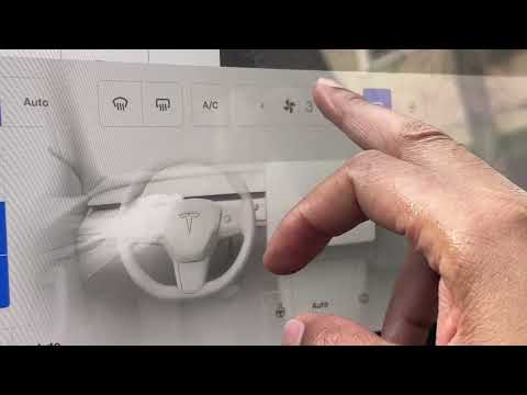 Tesla Model Y - How to Turn On/Off Air Conditioner and Heater