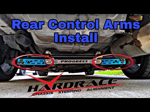 Upgrading The Rear Lower Control Arms On The RSX!