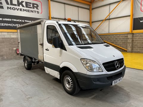 SOLD: MERCEDES BENZ SPRINTER 311 CDI 3.5 TONNE, EURO 4 CURTAINSIDER - 2008 - SG57 HFX