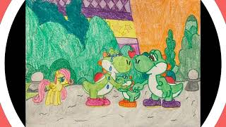 💚Yoshi X Fluttershy🦋 - EveryTime We Touch