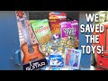 Dumpster Diving Mega Food Score Brand New Toys Guitars Oreos Scrap Yard Trip