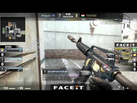 CSGO: POV Kinguin ScreaM vs TRICKED (26/13) cache @ DreamHack Open Summer 2015 Qualifier