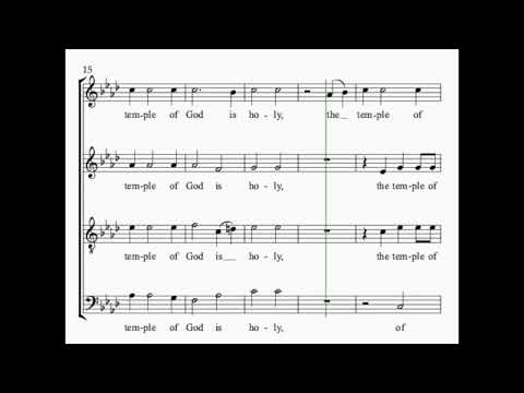 Behold the Tabernacle of God (William Harris) TENOR