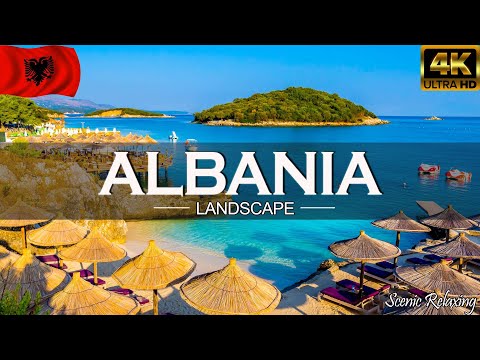 FLYING OVER ALBANIA (4K UHD) - Relaxing Music Along With Beautiful Nature Videos - 4K Video HD