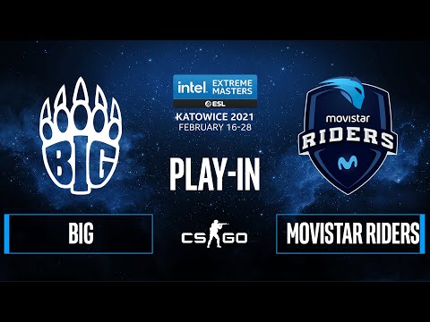 CS:GO - BIG vs. Movistar Riders [Inferno] Map 1 - IEM Katowice 2021 - Play-In
