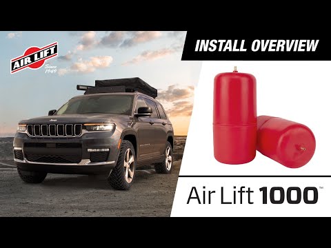 Air Lift Install: 2022 Jeep Cherokee L - AL1000
