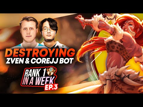 DESTROYING ZVEN & COREJJ BOT | RANK 1 IN A WEEK - EP. 3