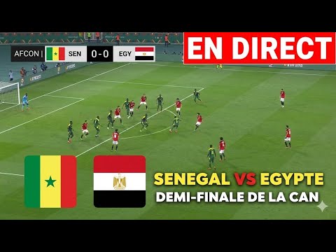 🔴EN DIRECT : SENEGAL VS EGYPT | AFRICA CUP OF NATIONS SEMI-FINAL | SIMULATION GAMEPLAY