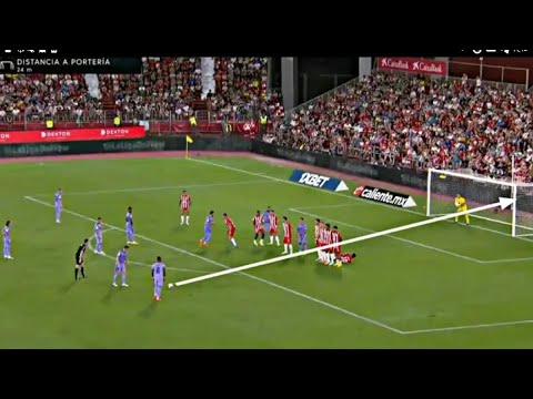 Free kick David Alaba vs Almeria crazy goal
