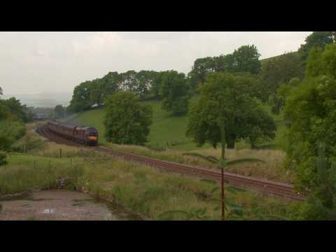 Class 37 No 37516 at Hellifield  - Sunday 28th June 2009