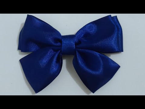 Como Fazer um Laço de Cetim Simples e Duplo para Iniciantes 🎀