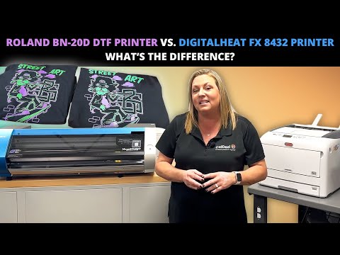 Roland BN-20D DTF Printer vs. DigitalHeat FX White Toner Printer | What's the Difference?