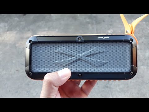 W-King S20 Bluetooth Speaker: Unboxing and Review (with Comparison, Sound and Waterproof Test) Video