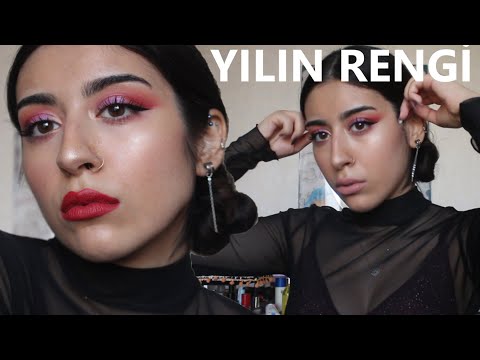 YILBAŞI GECESİ MAKYAJI | YILIN RENGİ İLE 2019'a VEDA PARTİSİNE BENİMLE HAZIRLAN