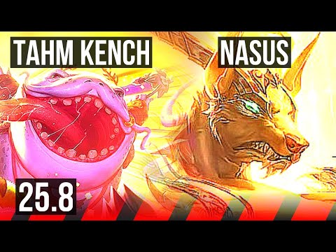 TAHM KENCH vs NASUS (TOP) | 55k DMG, Legendary | EUW Master | 25.8