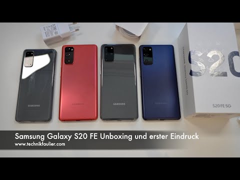 Samsung Galaxy S20 FE 5G unboxing and first impressions