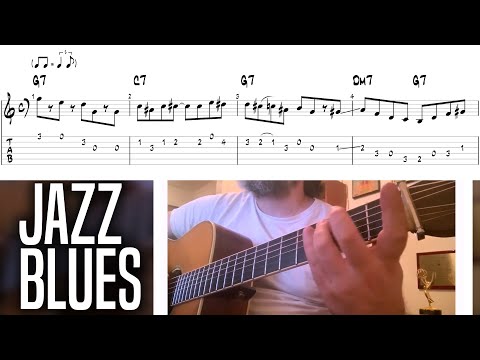 Learn 3 Jazz Blues Breaks For Bluegrass Guitar - Free Flatpicking Tabs
