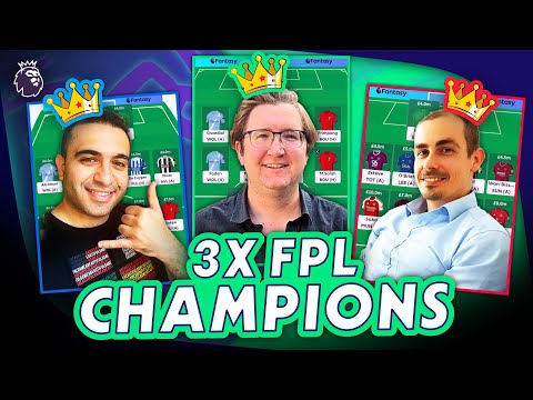 🏆 Team Reveals, Strategy & Advice from 3 FPL Champions | Fantasy Premier League 2025/26