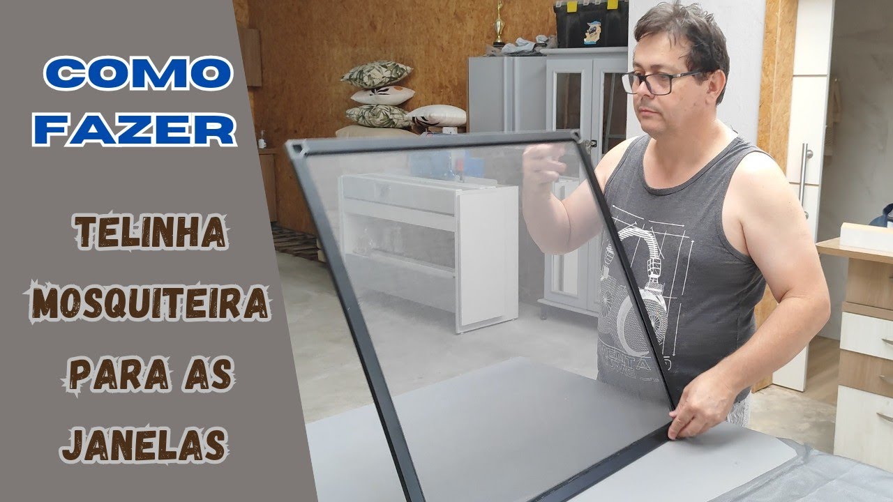 Como fazer telinha mosquiteira para as janelas